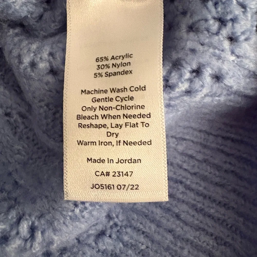 Talbots Pointelle Raglan Sweater - Picture 3 of 5